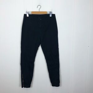 Roots Black Chino Pants Sz 4